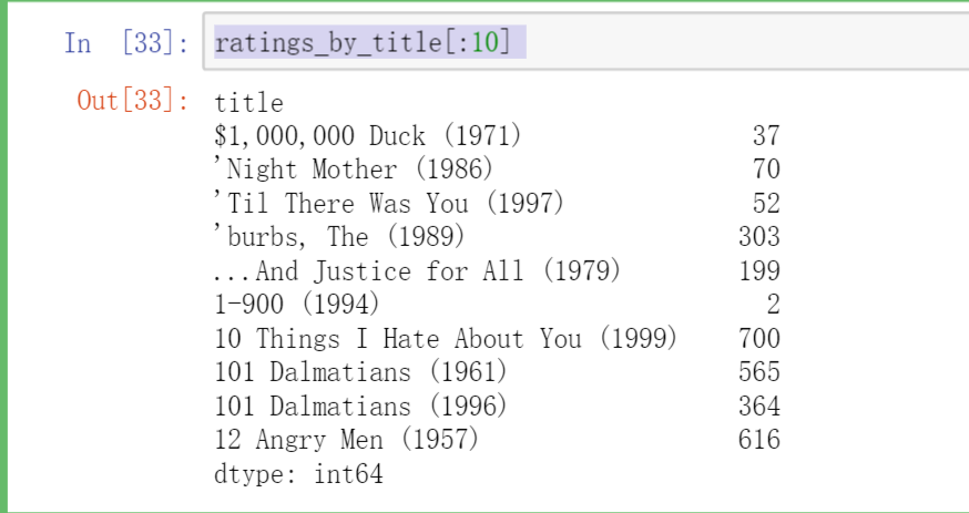 Python数据分析案例二：分析MovieLens 1M数据集_赛德克1984的博客-CSDN博客