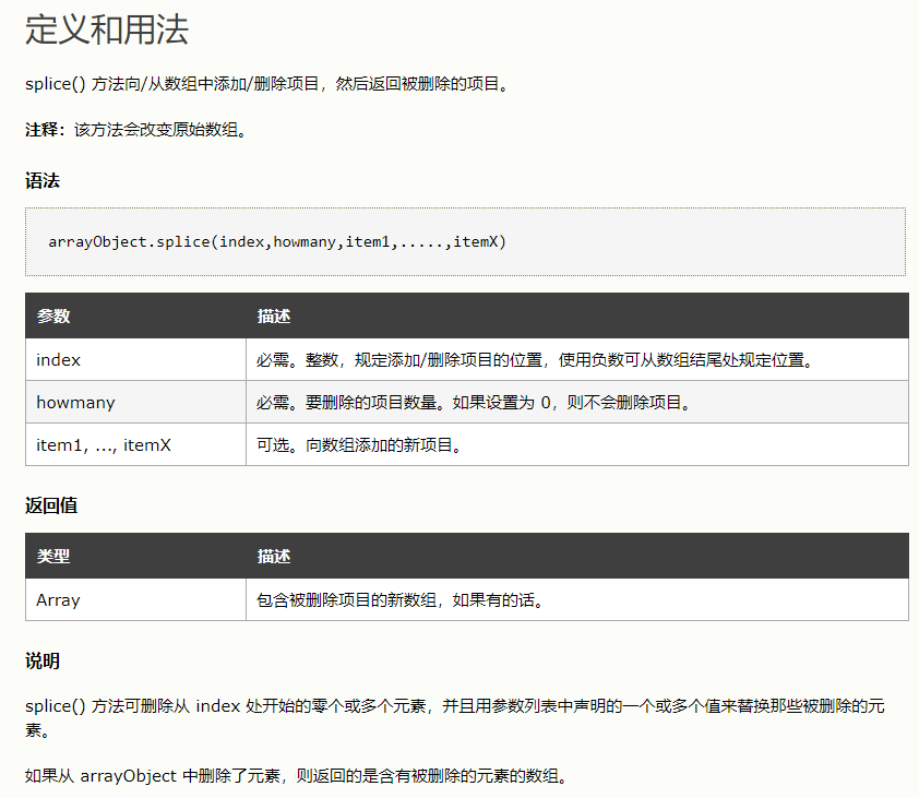 js截取数组slice(),splice()两种方法[亲测有效]