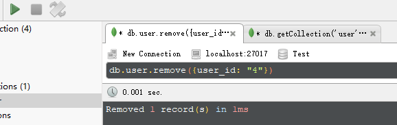 mongodb robo 3t insert multiple documents