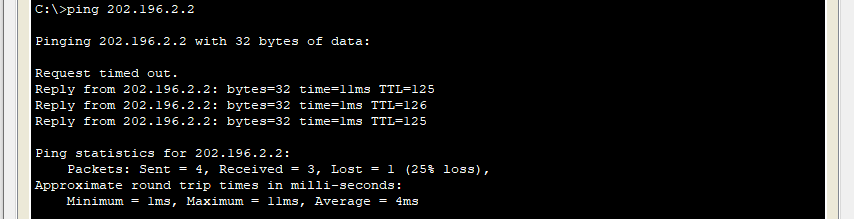 LAN2PC1-ping-LAN3PC1