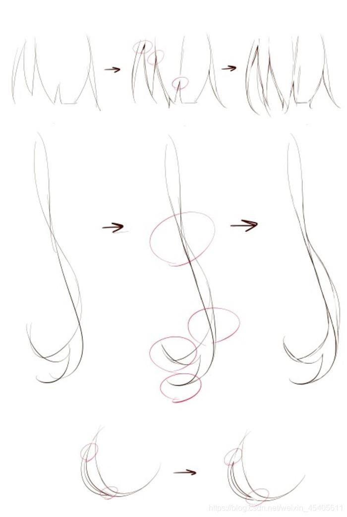 怎么画人物的发型 watermark,type_ZmFuZ3poZW5naGVpdGk,shadow_10,text_aHR0cHM6Ly9ibG9nLmNzZG4ubmV0L3dlaXhpbl80NTQwNTYxMQ==,size_16,color_FFFFFF,t_70