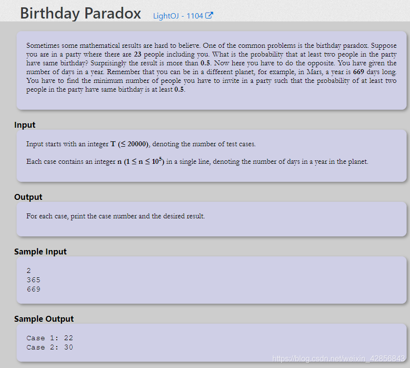 Birthday Paradox(生日悖论)(概率)-CSDN博客