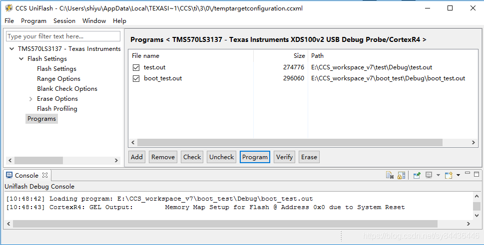 TMS570学习2-bootload跳转实验_tms570 boot-CSDN博客