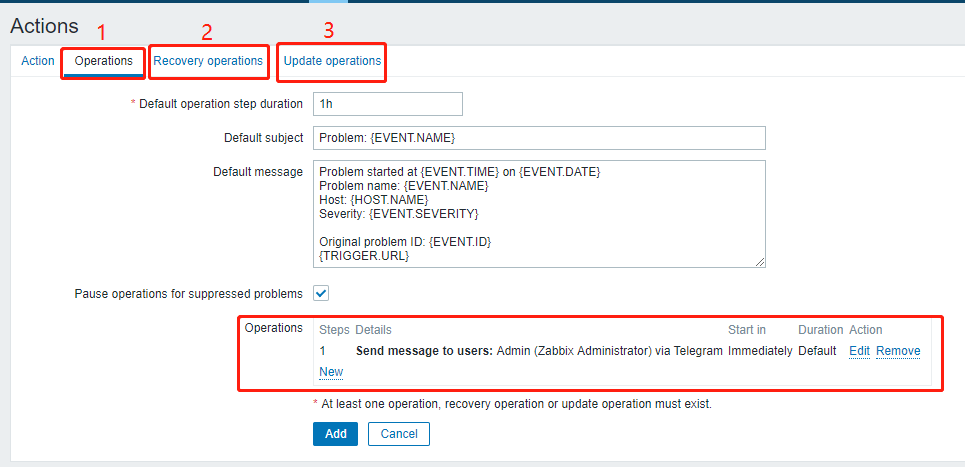 zabbix 通过 telegram-bot 发送告警信息