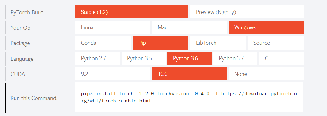 win10下pytorch-gpu安装以及CUDA详细安装过程