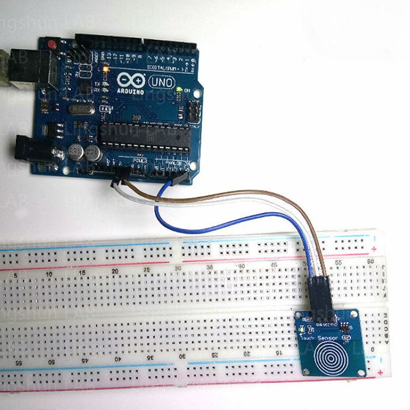 「雕爷学编程」Arduino动手做（13）——触摸开关模块_触摸开关接法arduino-CSDN博客