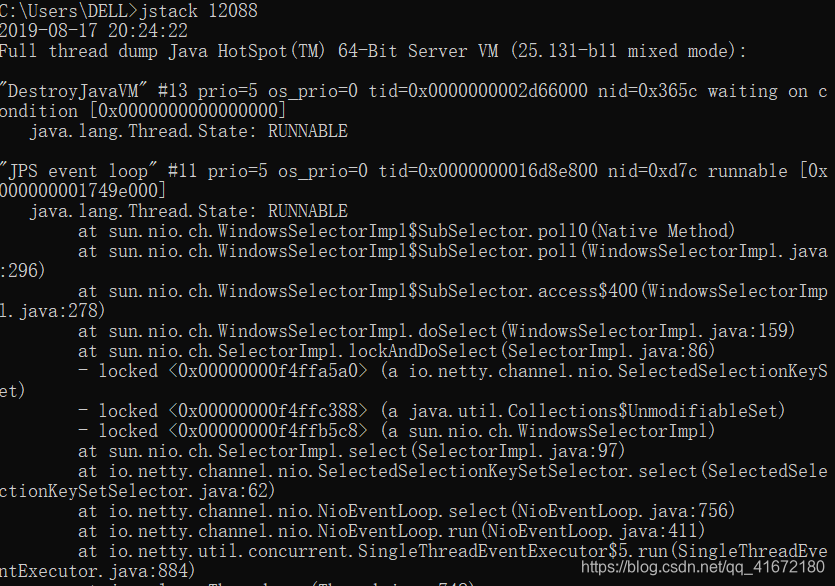 java查看java进程及内部进程的状态_查看java的进程健康状态-CSDN博客
