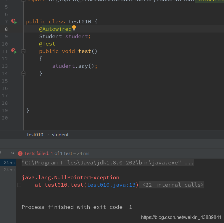 Junit Autowired junit autowired CSDN