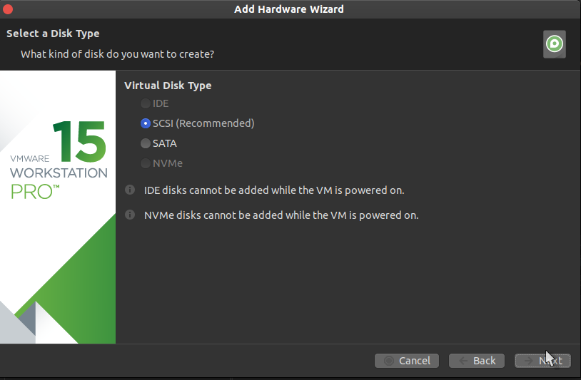 VMware 虚拟机安装 xp 蓝屏解决方法