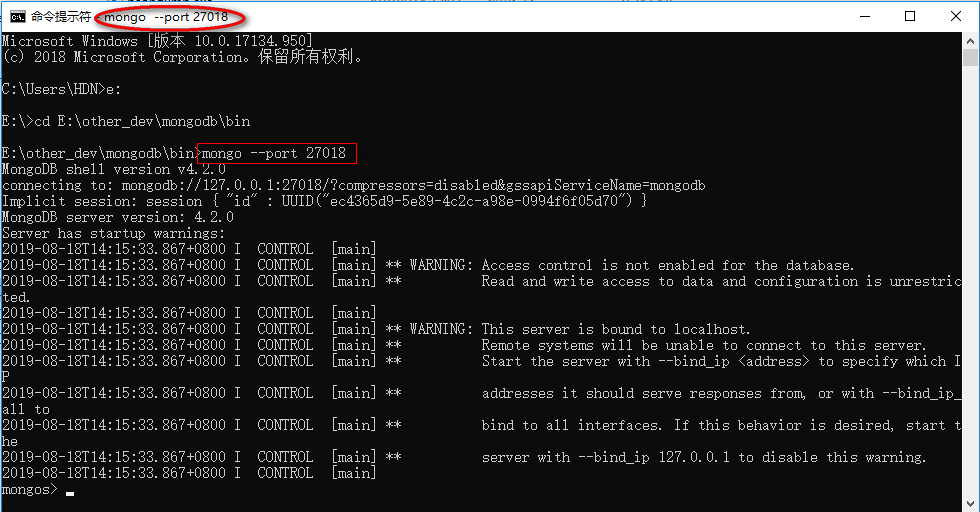 MongoDB分片——Windows部署_windows文件分片CSDN博客