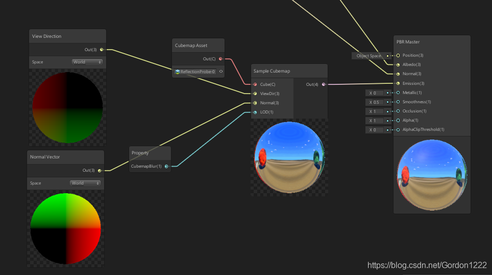 Unity Shader Graph实现反射静态物体效果_shadergraph假反射_Gordon1222的博客-CSDN博客