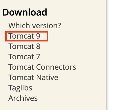 Tomcat版本