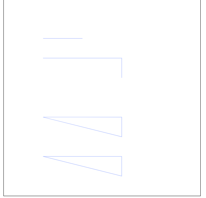 从上至下一次是：绘制直线、折线、多边形方法一、多边形方法二