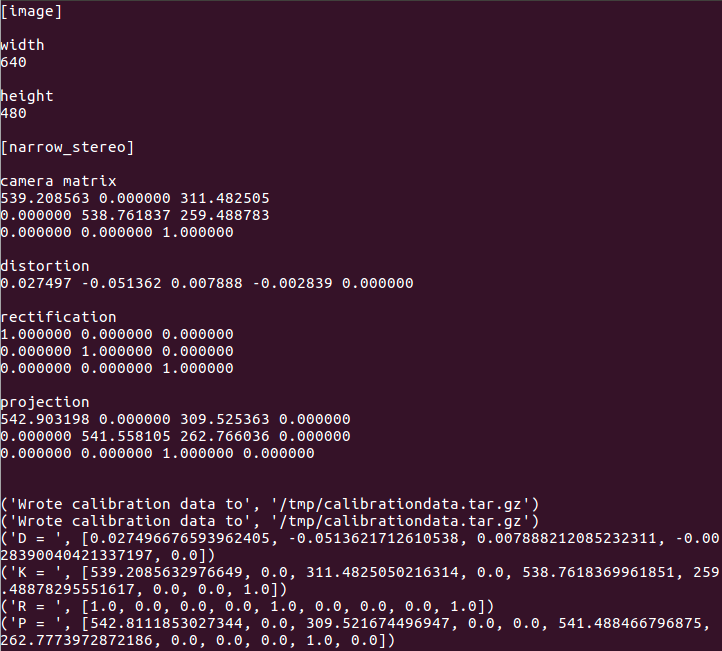 使用camera_calibration对xtion pro live深度相机进行参数标定,rosdep install camera