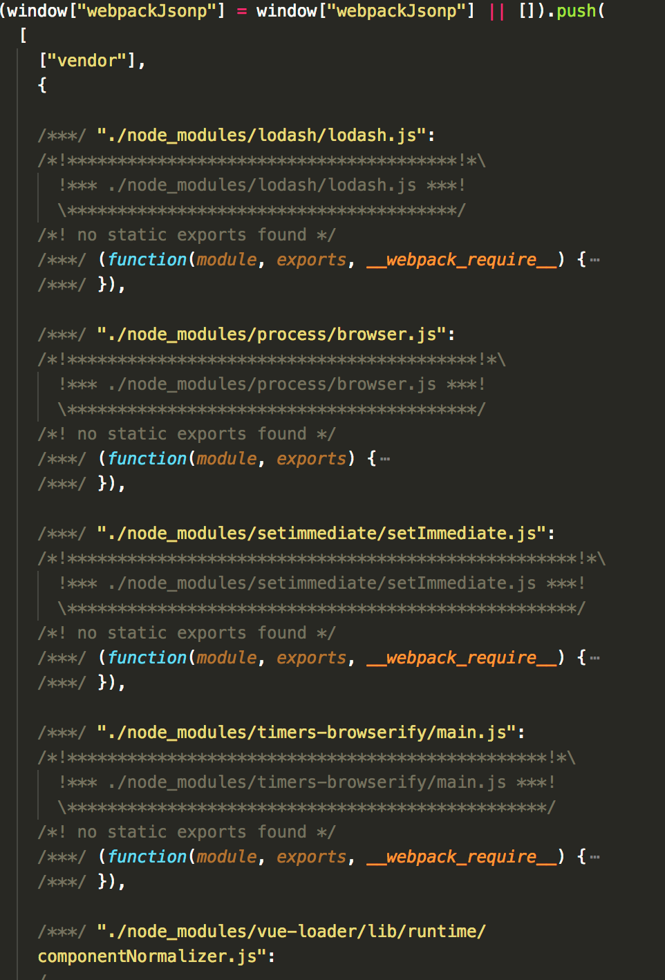 不同配置下的webpack打包文件分析_window["webpackjsonp"]CSDN博客