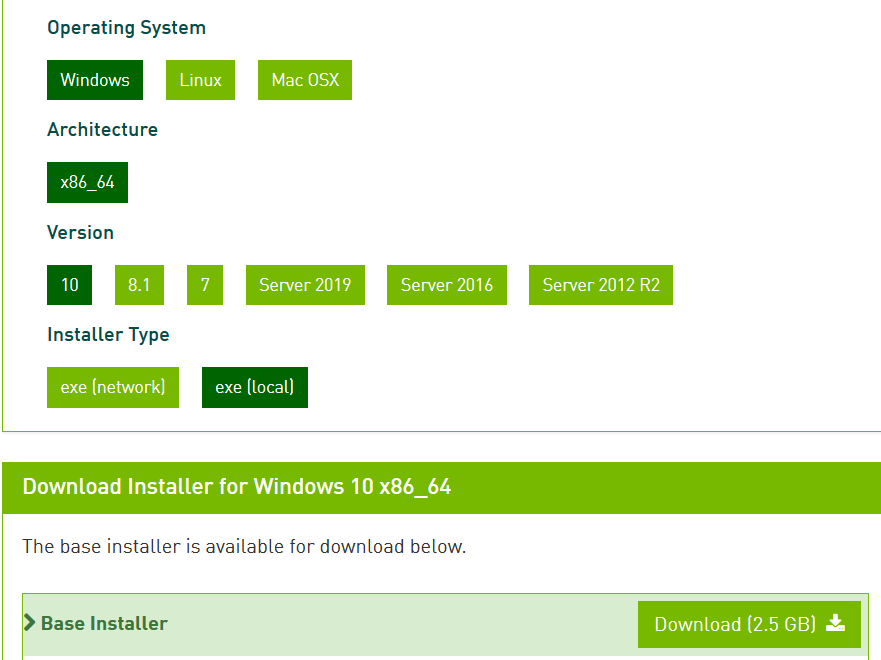 【NVIDIA】Win10 + CUDA10 + cuDNN 安装教程