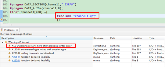 CCS编译警告 #12-D_紫波雅-CSDN博客