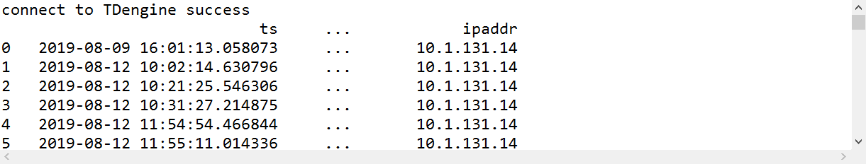 Python操作TDengine并进行简单风机预测应用