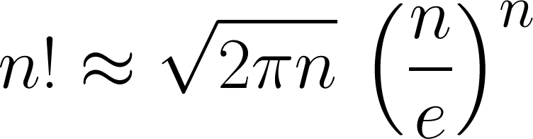 斯特林公式(数论）