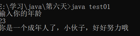 java学习（22）：if语句