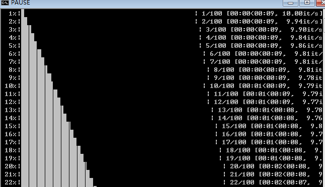 python中tqdm用法