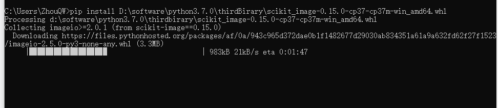 Python 安装skimage_python 按照skimage-CSDN博客