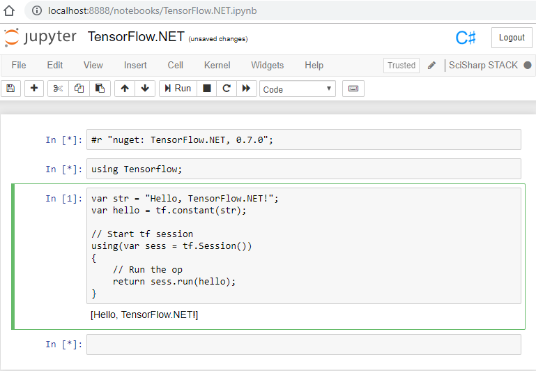 使用Jupyter Notebook运行TensorFlow.NET_jupyternotebook可以运行tensorflow的程序嘛-CSDN博客