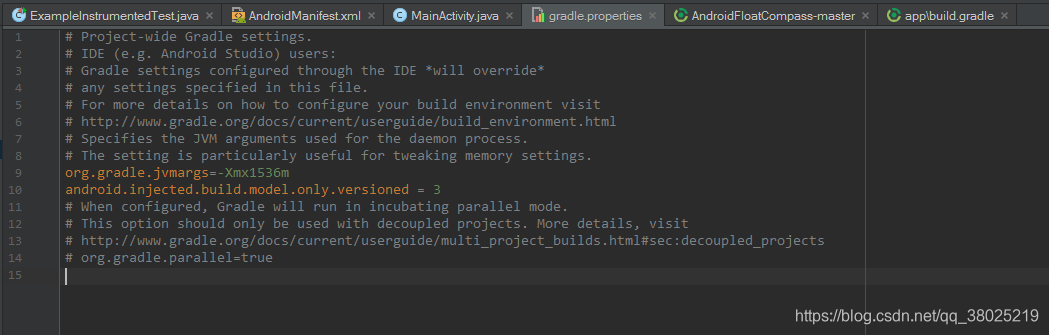 Error:This Gradle plugin requires a newer IDE able to request IDE model level 3. For Android Studio