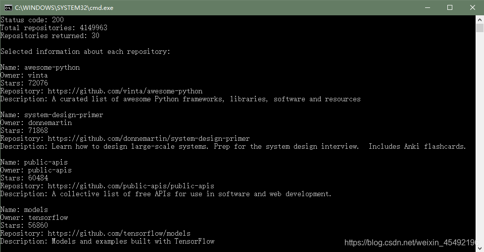 Python:使用API——使用Web API_python web api-CSDN博客