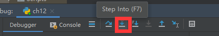 【Python】【一句话】debug时的选项:Step Over、Step Into、Step Into My Code、Step Out 等 ...