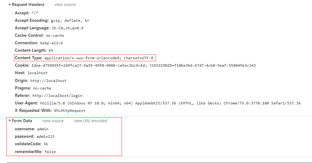 关于ajax formdata和json的区别,及其application/xwwwformurlencoded;charset
