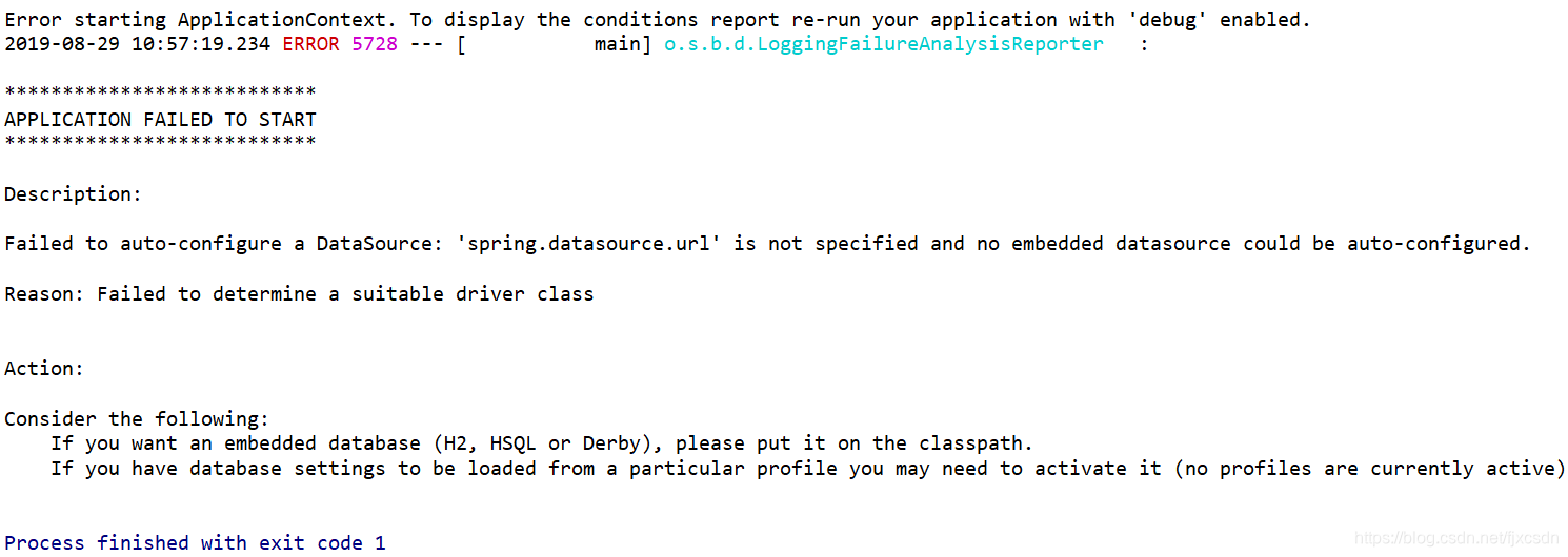 Failed To Auto configure A DataSource spring datasource url Is Not Failed to auto configure a datasource spring datasource url is not
