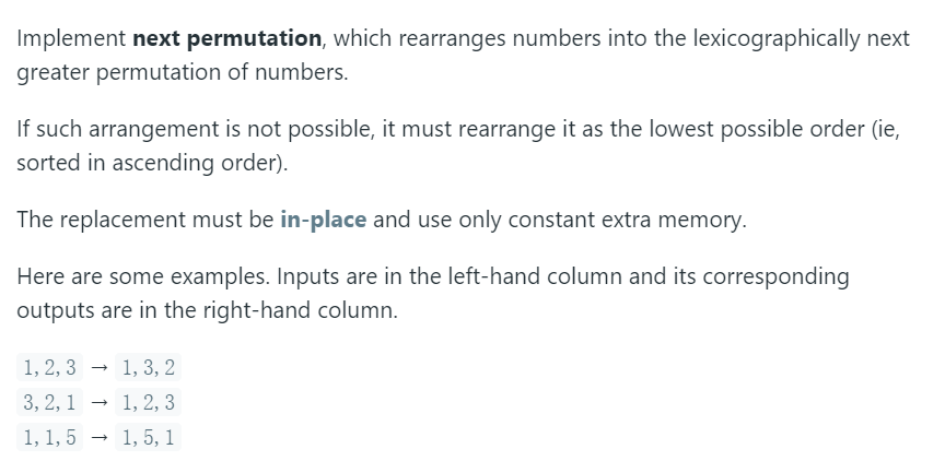 找到当前数字的下一个排列.