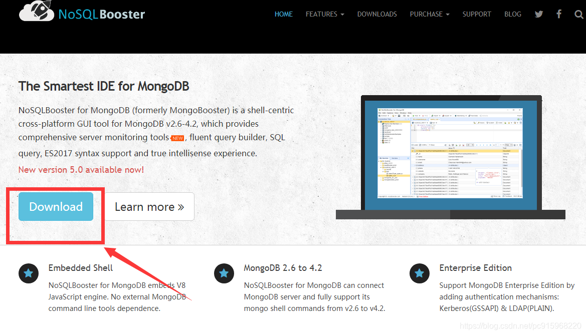 MongoDB可视化工具之NoSQLBooster for MongoDB_feature disabled. you are using ...