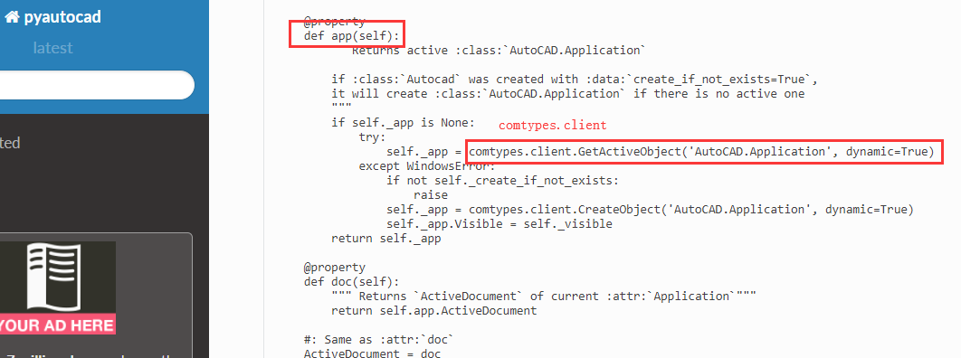 pyautocad源代码