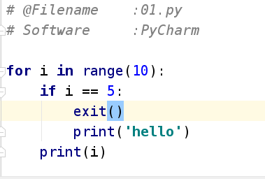 64python中breakexitcontinue语句的基础知识与示例