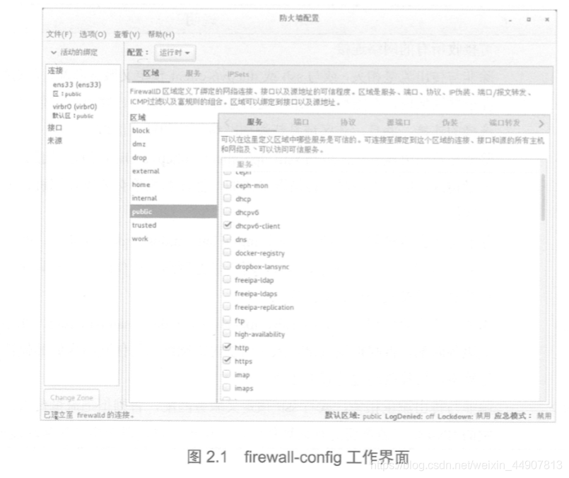 Firewalld Config firewall-config图形化配置-CSDN博客
