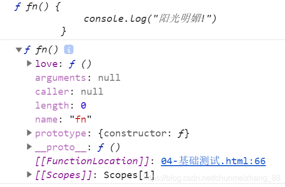 关于函数对象成员中的name属性 Chunmeizhang 88的博客 Csdn博客