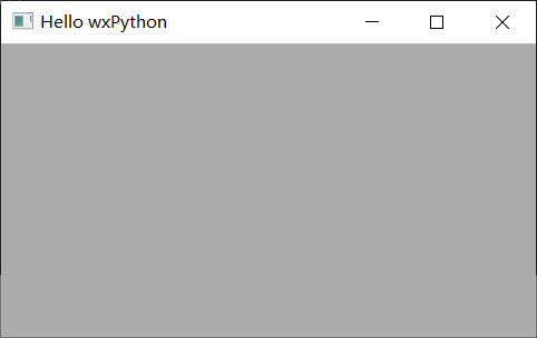 Hello wxPython