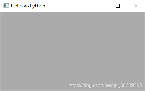 Hello wxPython