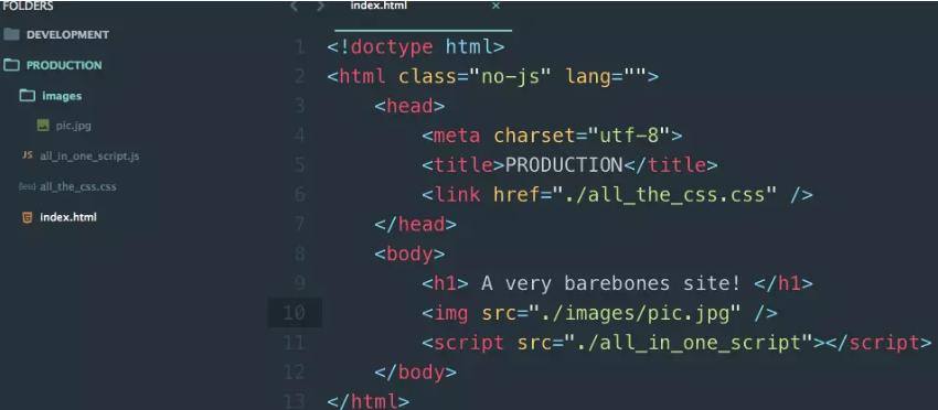 前端构建工具（理解+使用）