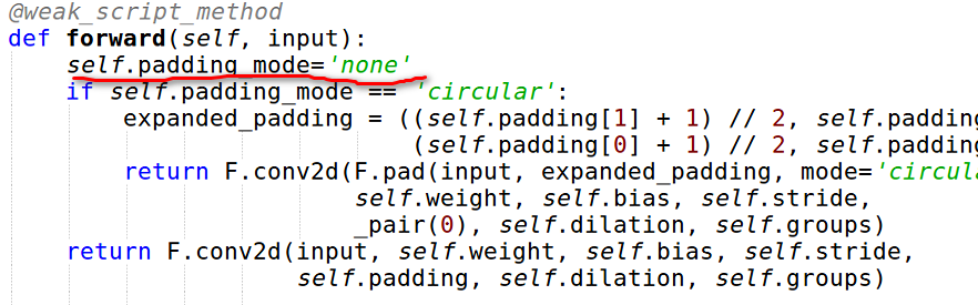 AttributeError: 'Conv2d' object has no attribute 'padding_mode'问题解决