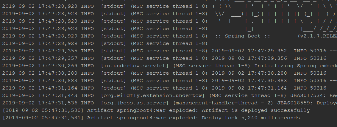 spring boot 外部容器tomat、jboss部署