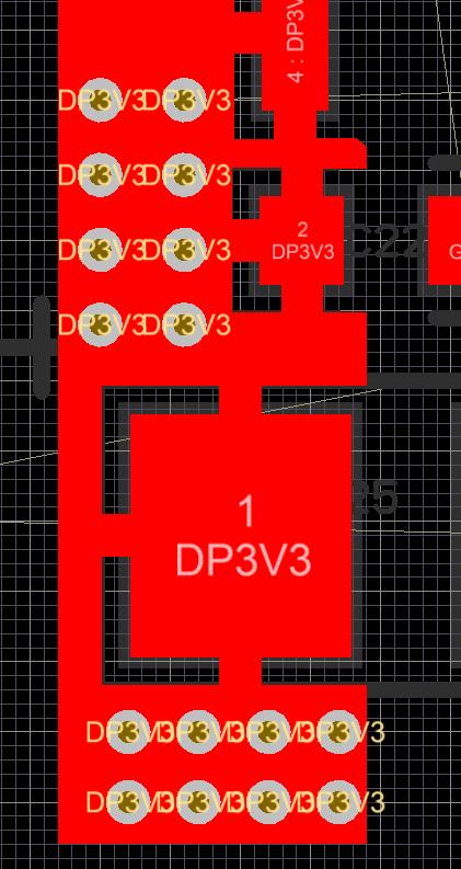 四层PCB核心板制作6——BGA引脚扇出与电路扇孔