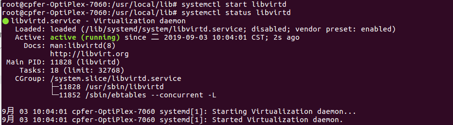 libvirt qemu