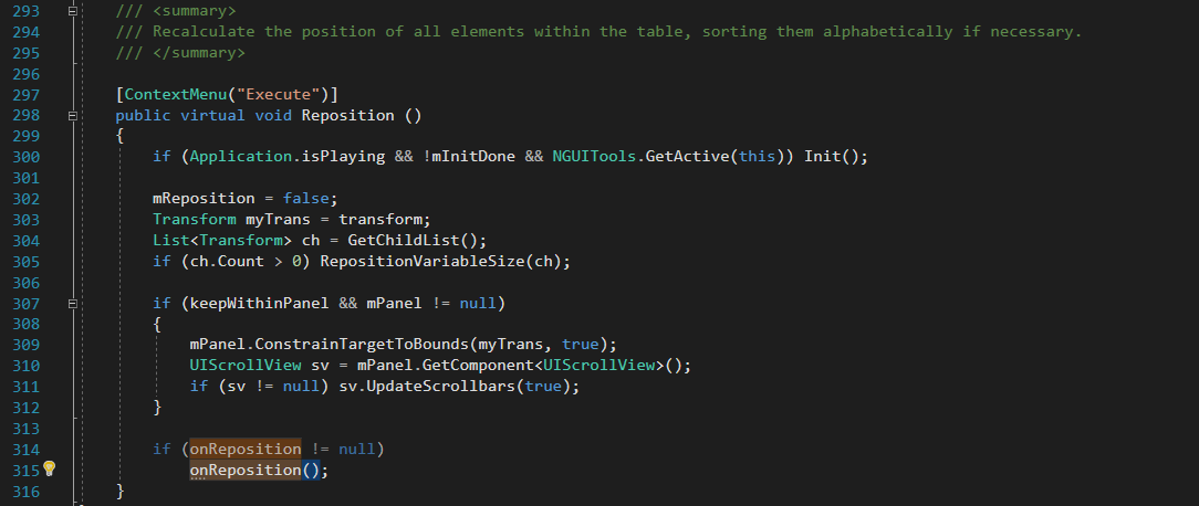 reposition 调用处