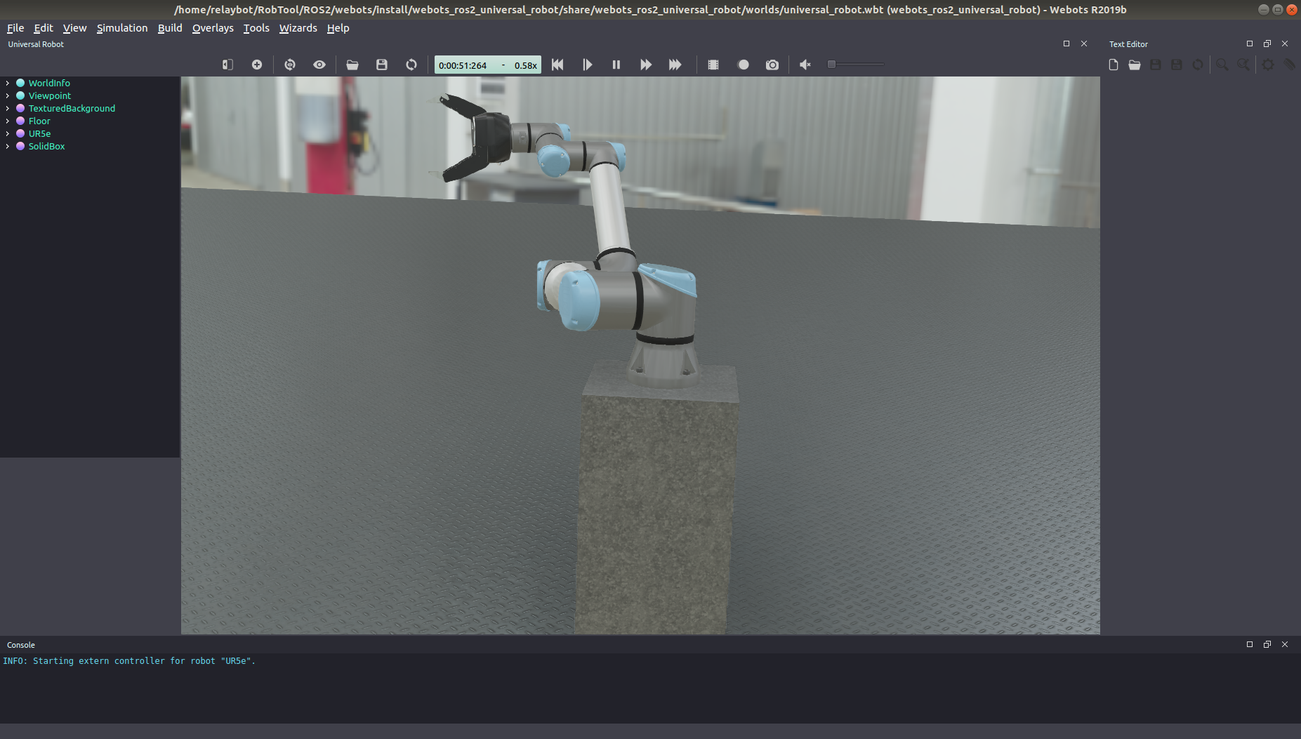 webots matlab to real robot