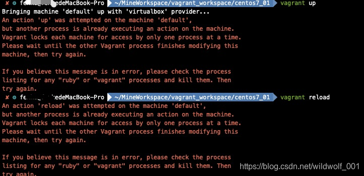 解决vagrant环境下vagrant Up或者vagrant Reload失败问题 尤川 程序员宝宝 程序员宝宝