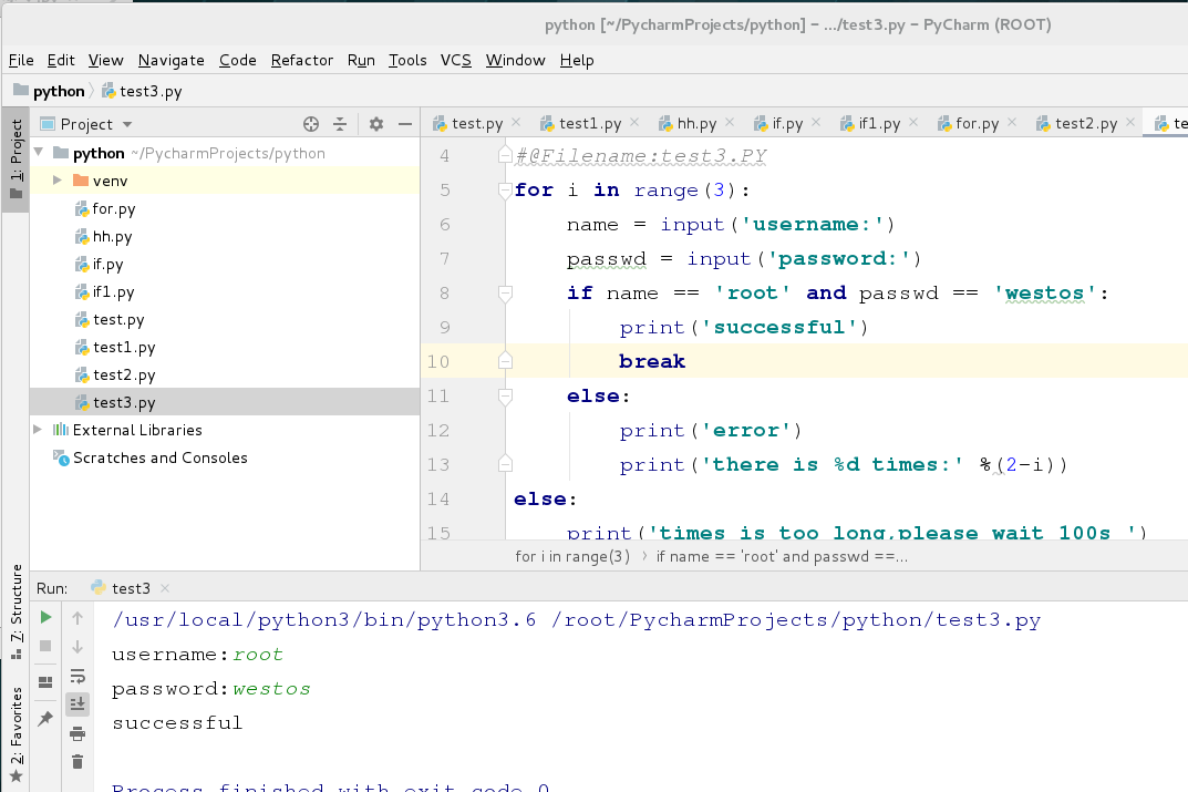 python之for循环使用（奇数和、偶数和、最大公因数和最小公倍数、用户登陆系统）_python用for循环求奇数和-CSDN博客
