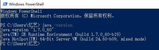 Java安装成功显示